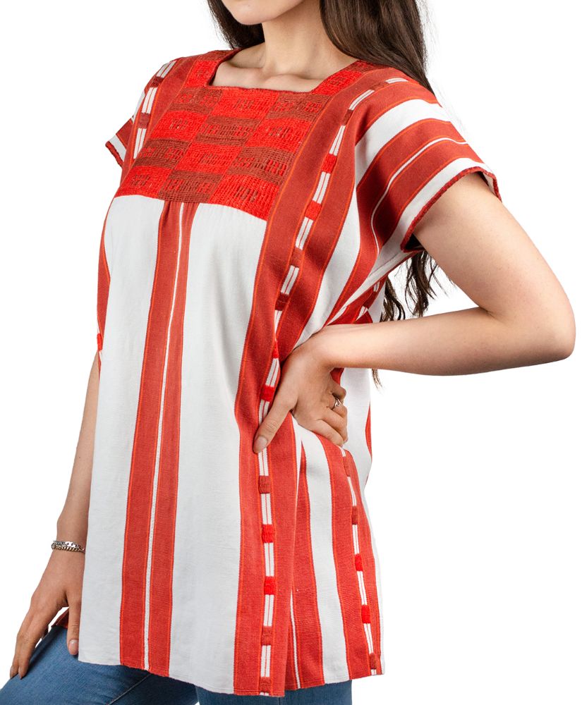 Pakbilná blouse, red