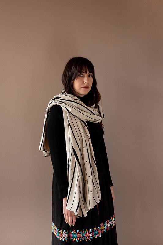 Foulard Espacio Beige