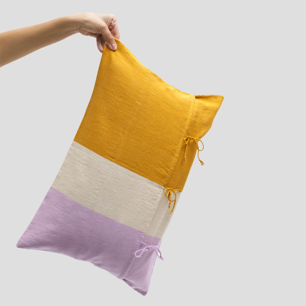 brick zigzag cushion