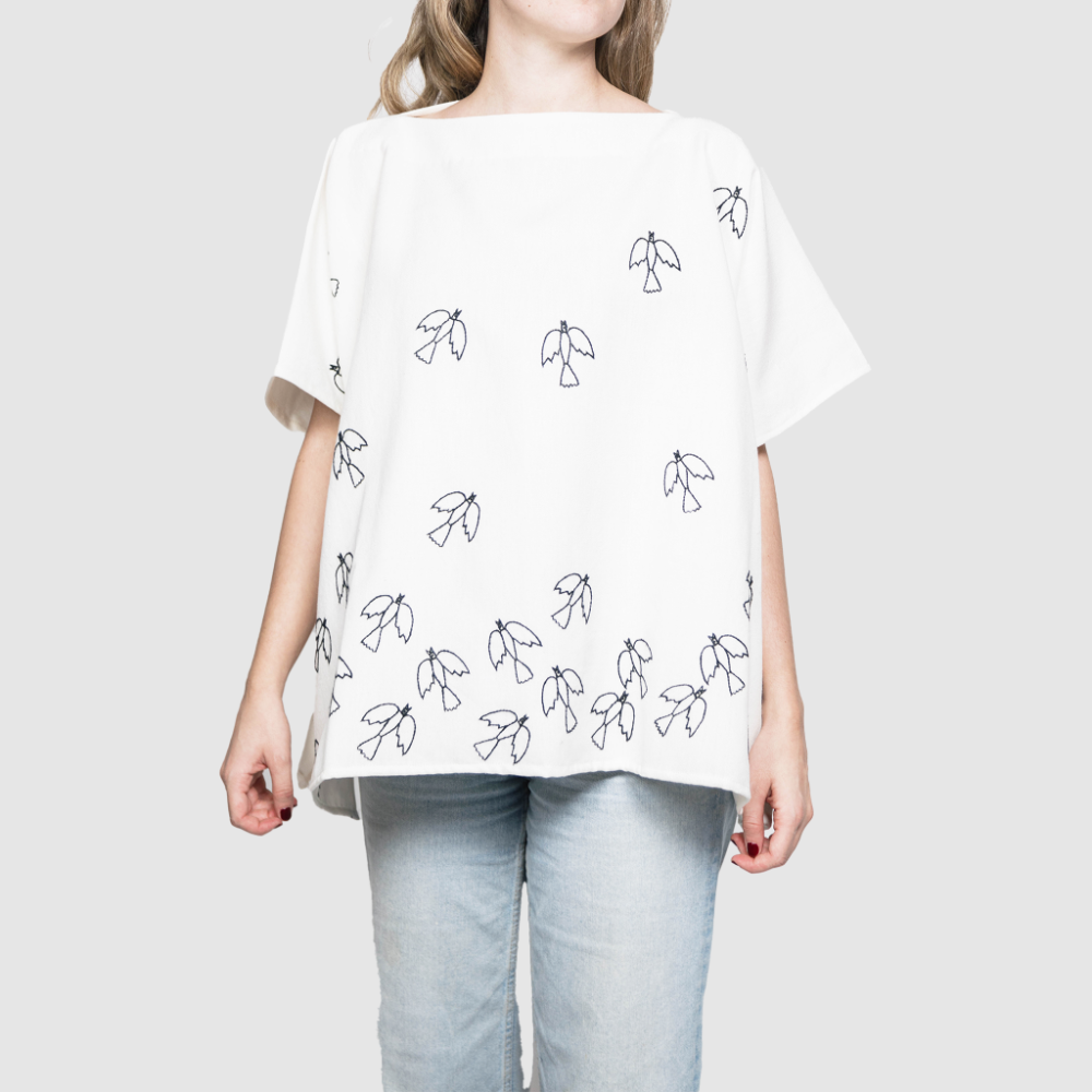Blusa Pájaros