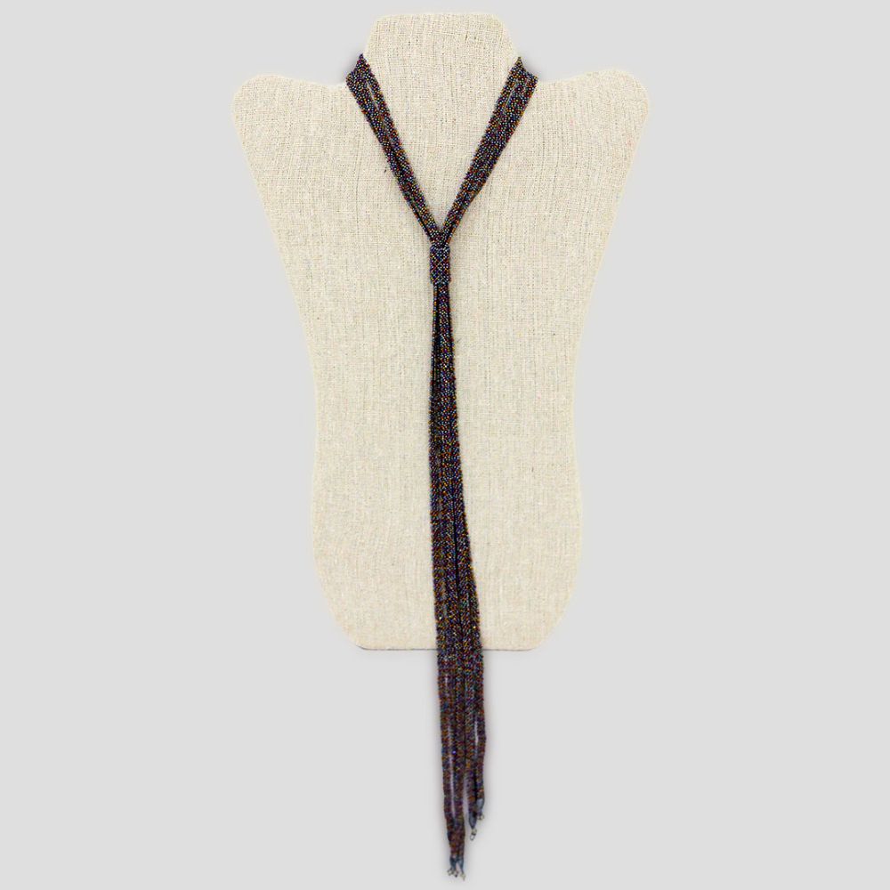 Collar corbatín cristal