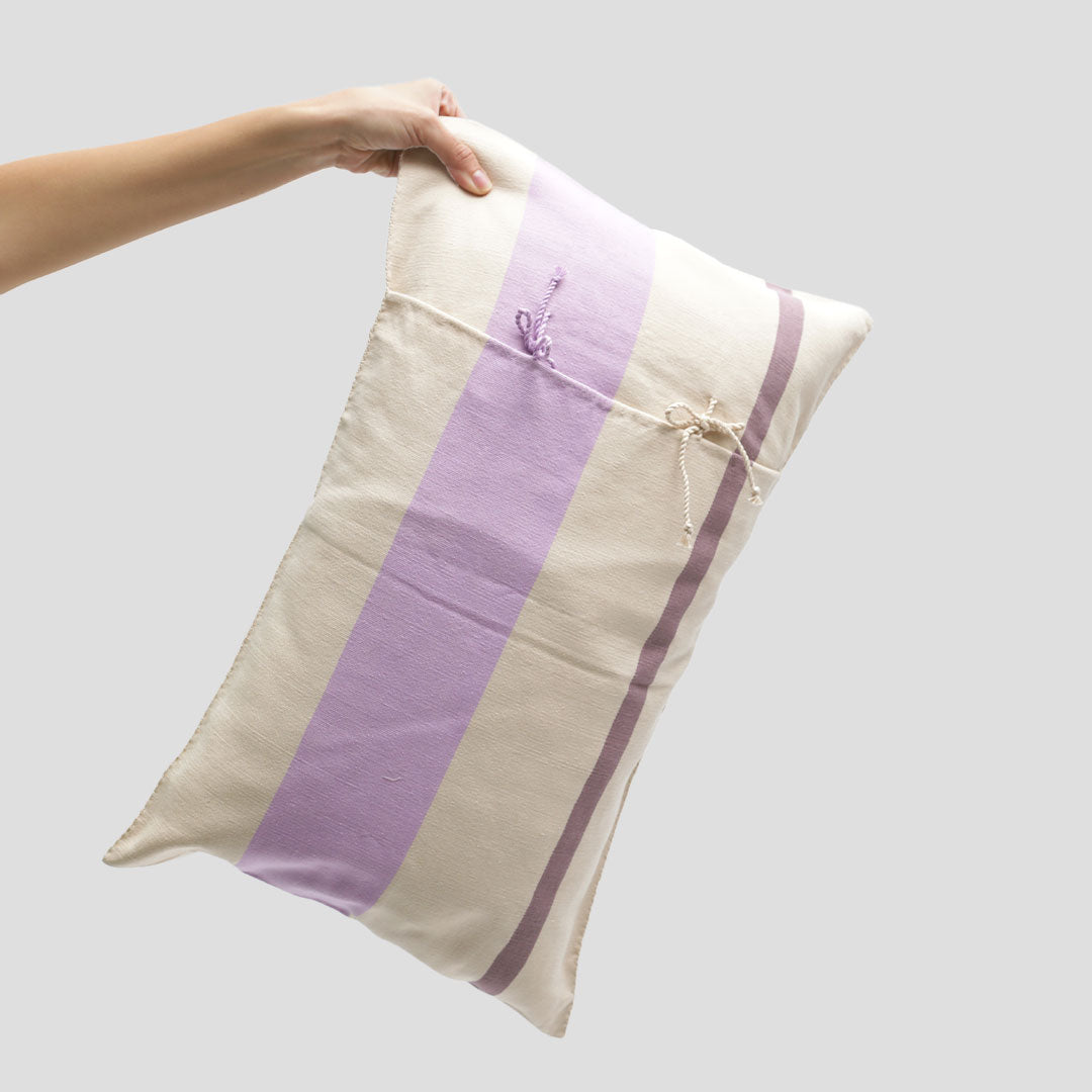 Cojín zigzag petróleo