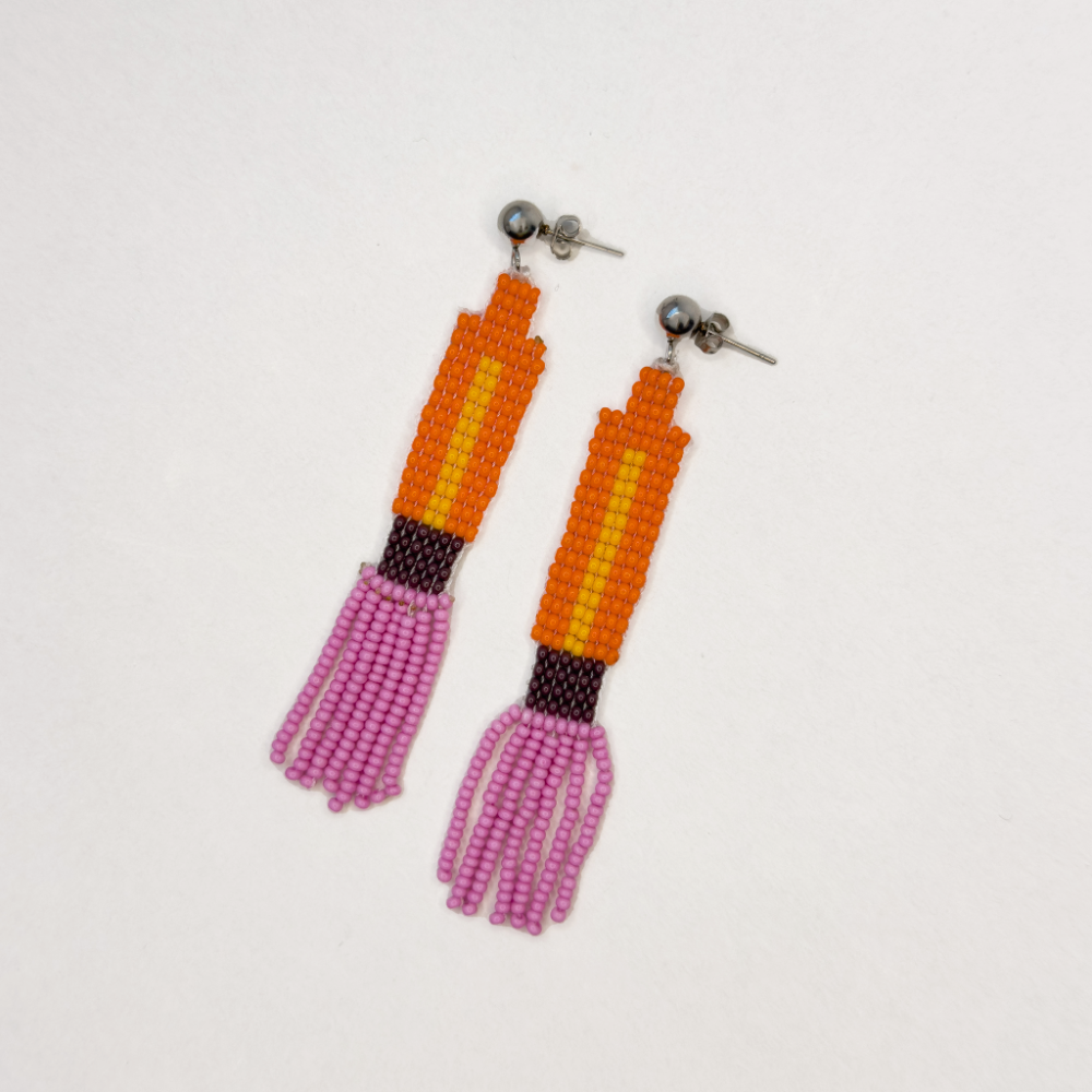 cylinder earrings