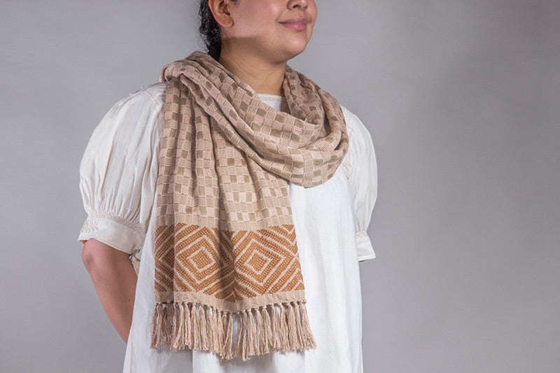 Chalina 1 En Telar De Cintura Y Brocado