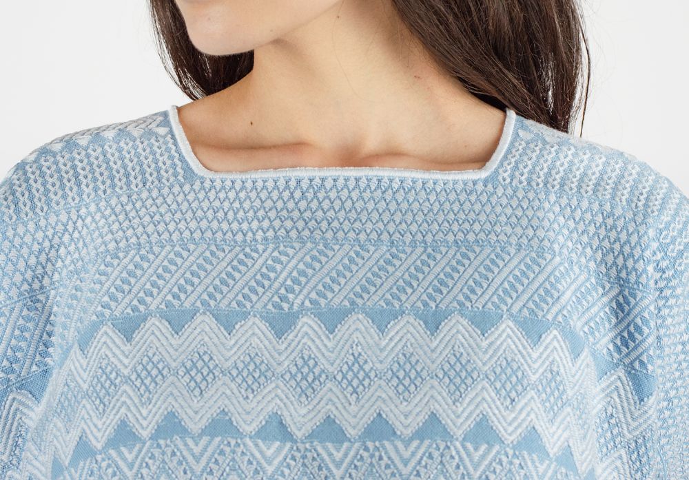 Blusa Paraíso, azul