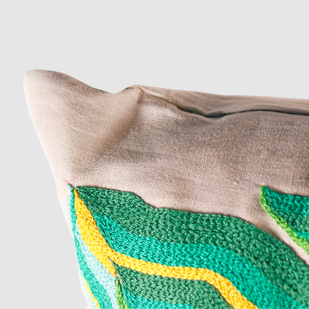 The sapote boy Throw Pillow