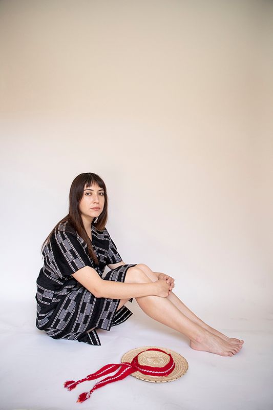 Black Jalab Huipil