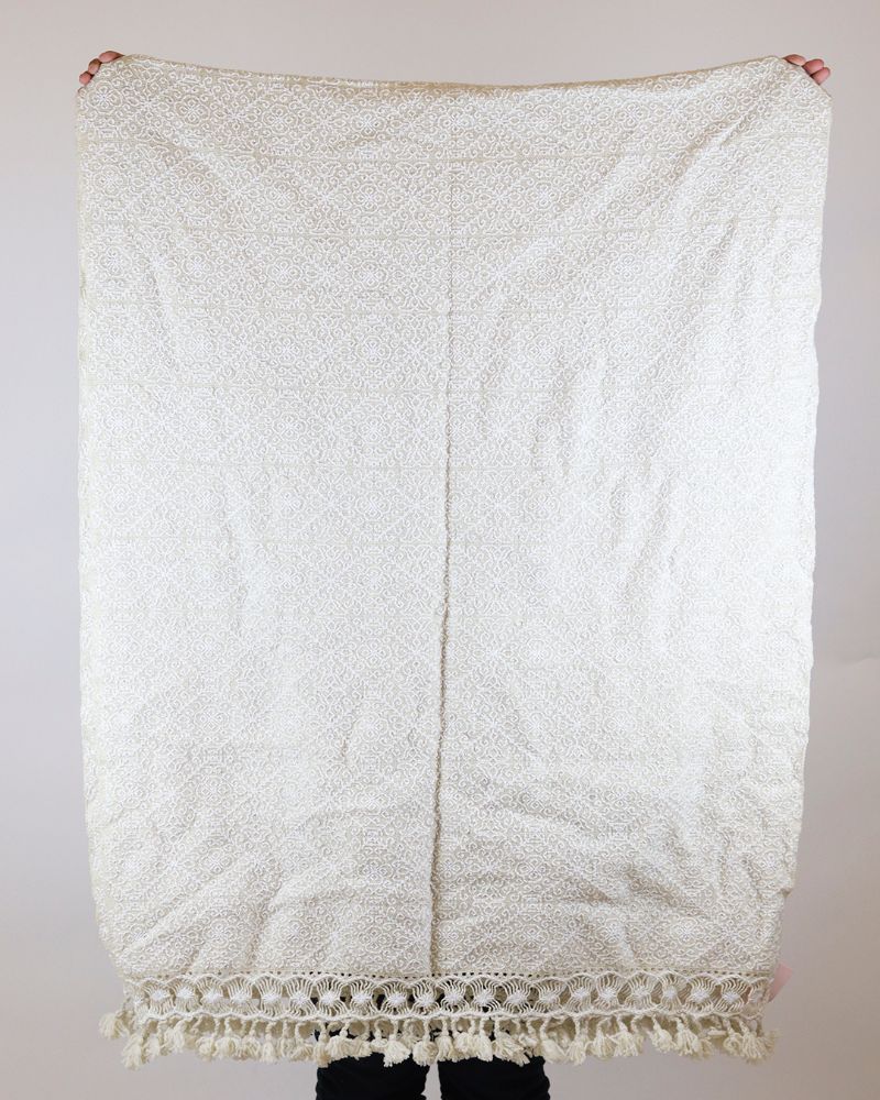 Pie de Cama Puntada Antigua