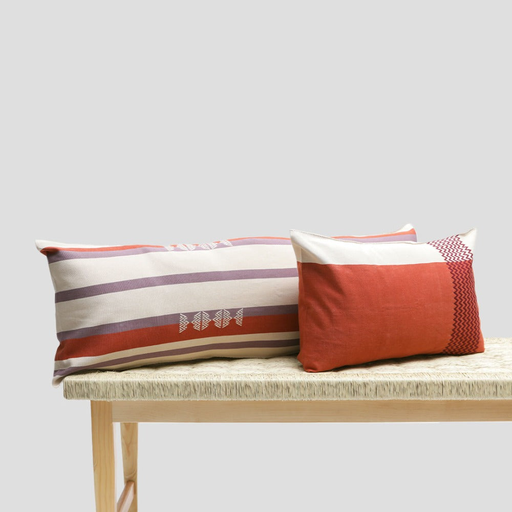 Cojín lumbar moños