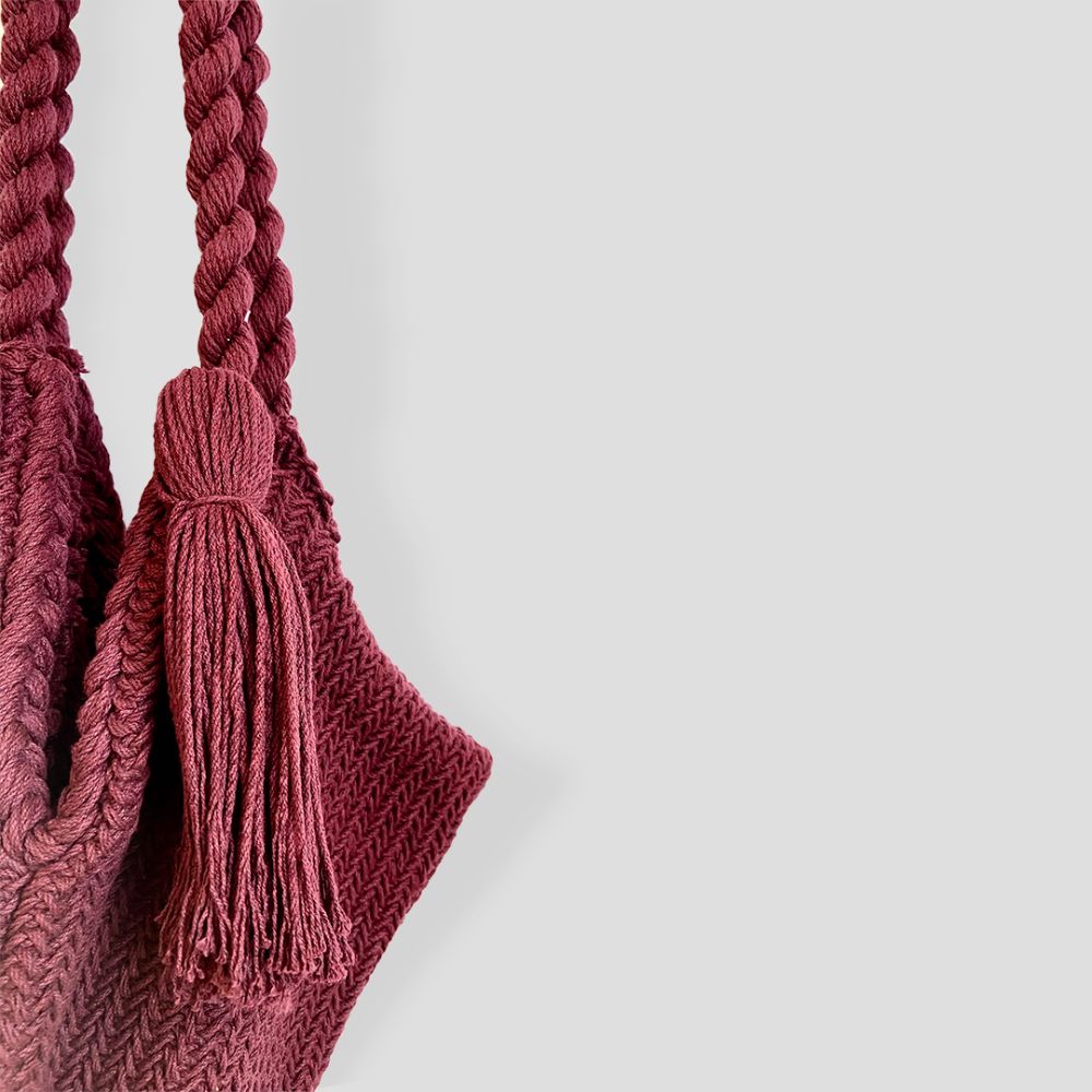 Bolsa urdido vino