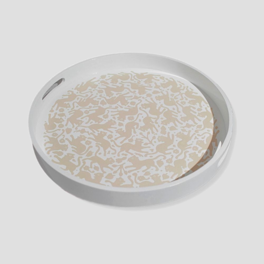 Charola Ocelote Beige