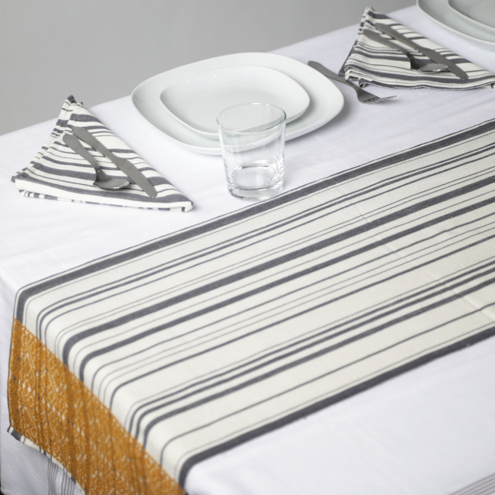 Set Ancestros (Camino de mesa rayado)