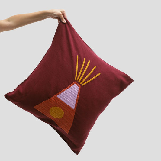 Funda volcán guinda