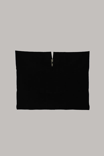 Kaftan Túnica Negra De Algodón