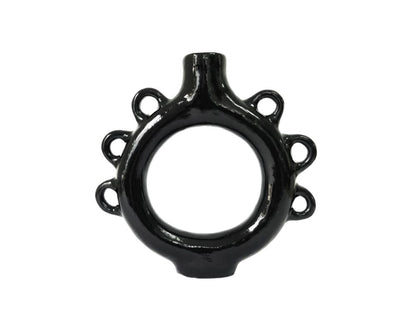 Pieza Decorativa De Barro Negro “Ciclo