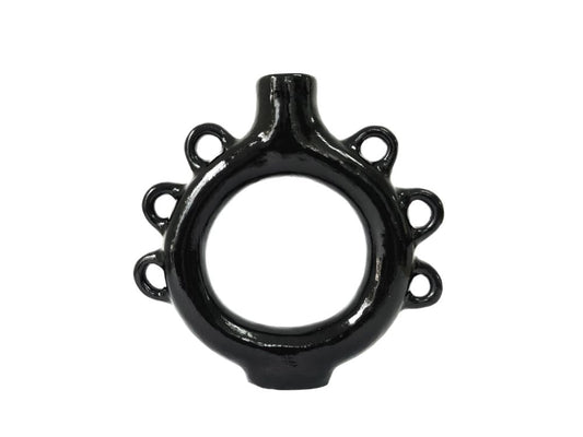 Pieza Decorativa De Barro Negro “Ciclo
