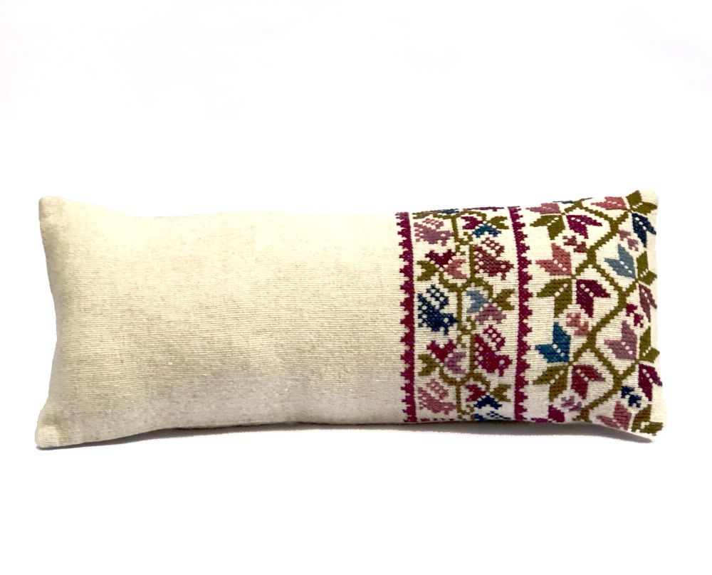 Cross stitch rectangular cushion cover