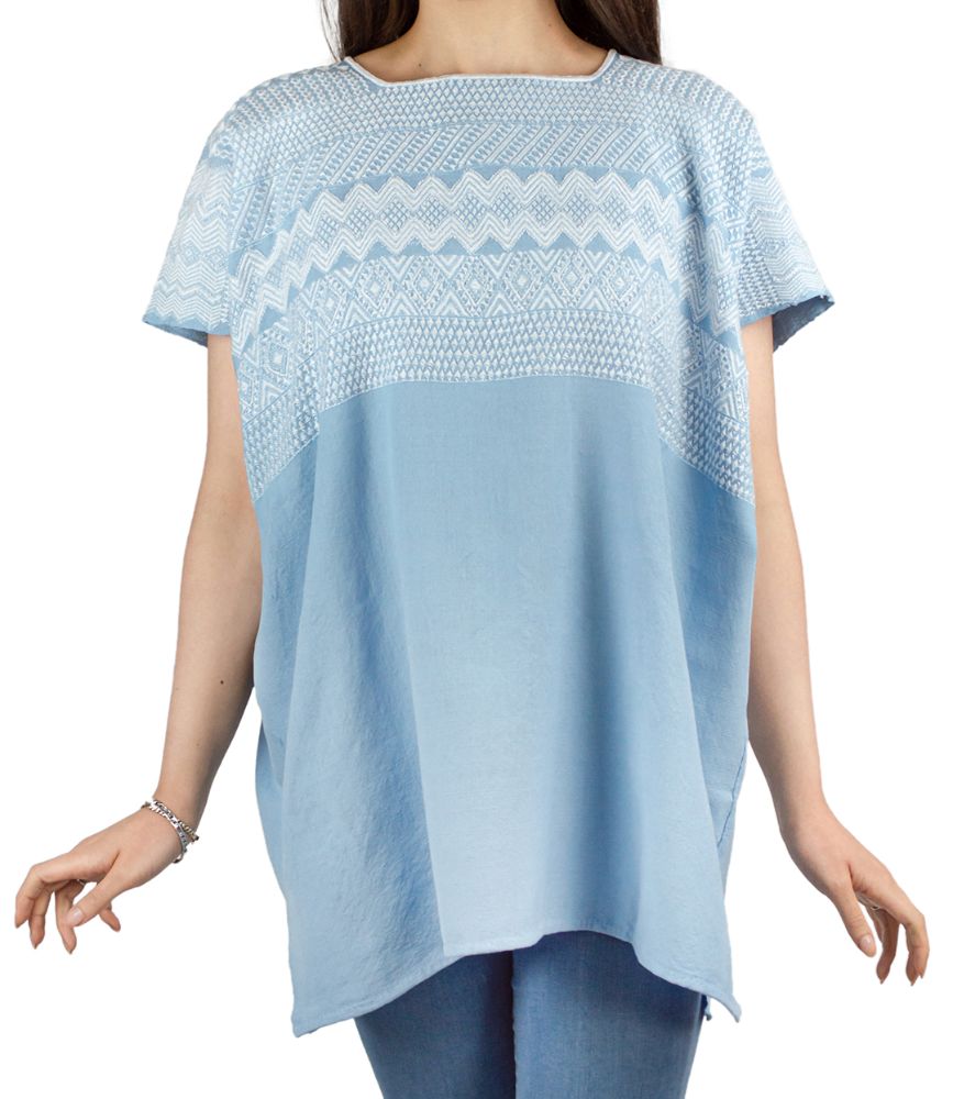 Blusa Paraíso, azul