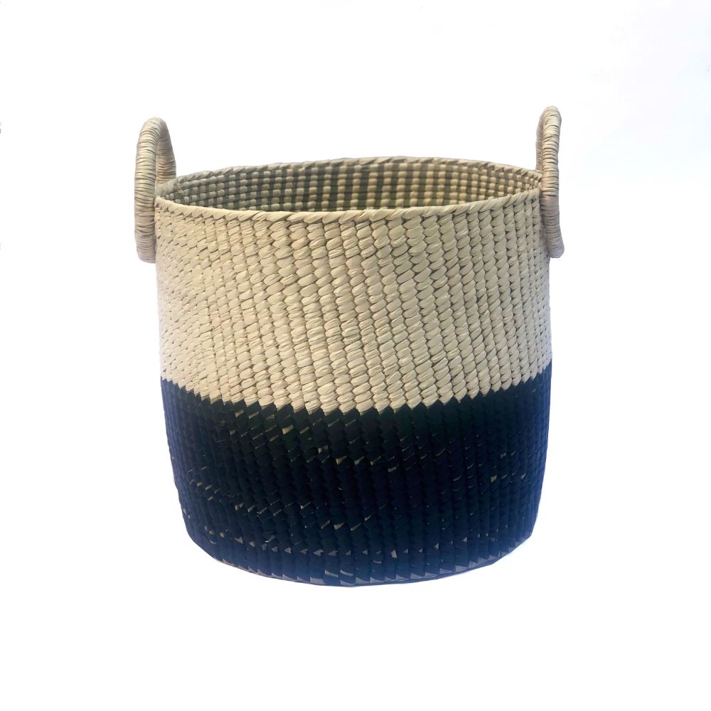 Canasta Grande Mitad Cuero