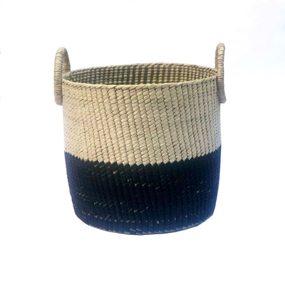 Canasta Grande Mitad Cuero