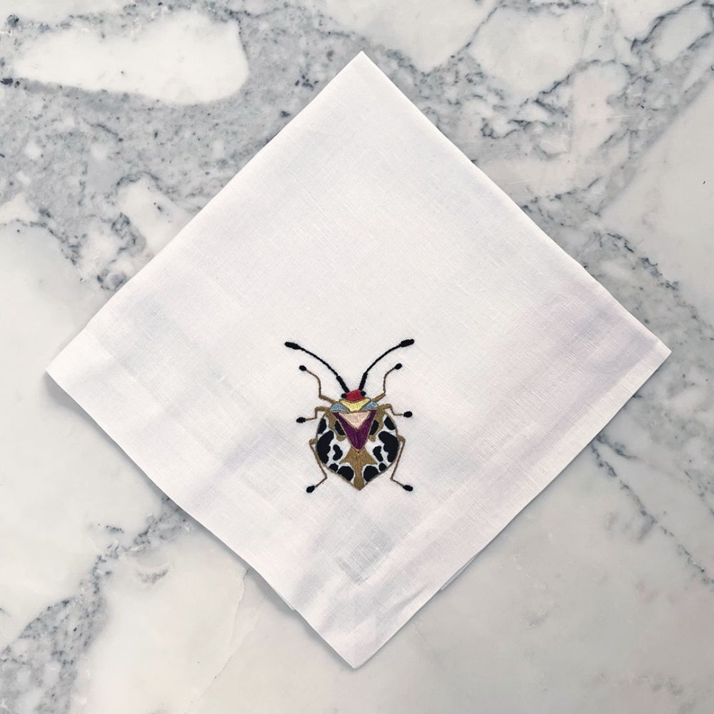 set bugs napkins