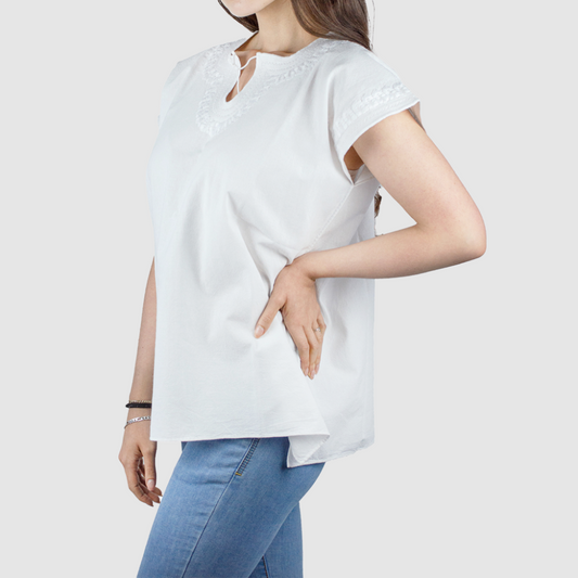Blusa Jolxic, blanco
