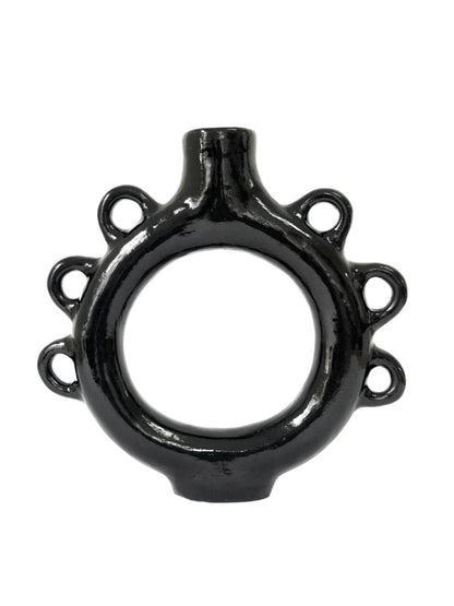 Pieza Decorativa De Barro Negro “Ciclo