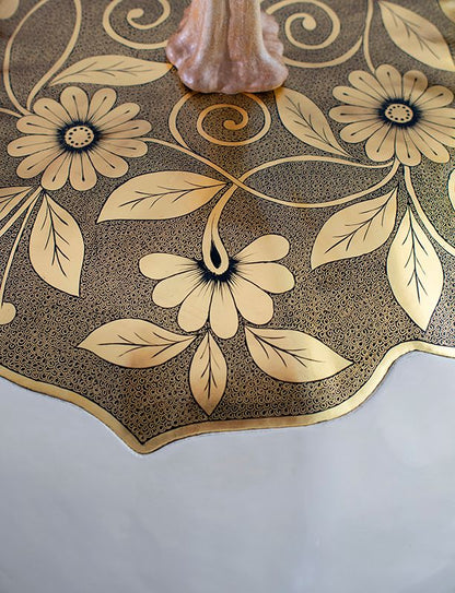 Guaje Extra Grande Estofado Con Hoja De Oro Beige