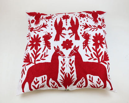 Red cushion cover 