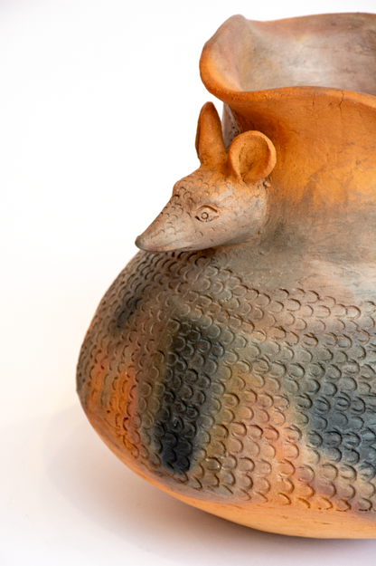 Maceta Armadillo Negro