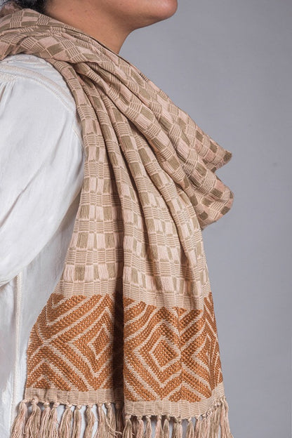 Chalina 1 En Telar De Cintura Y Brocado