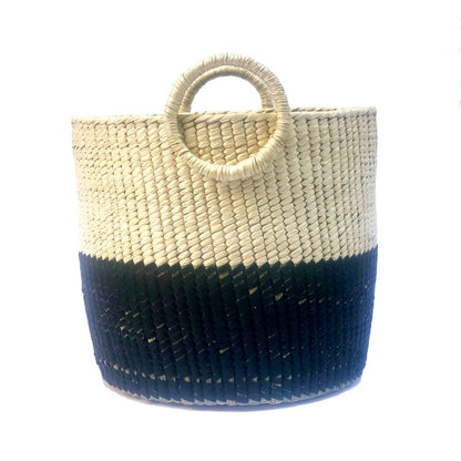 Canasta Grande Mitad Cuero