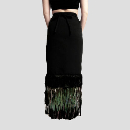 feathered skirt