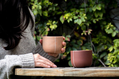 ORO CACAO - Set de4 Tazas beige