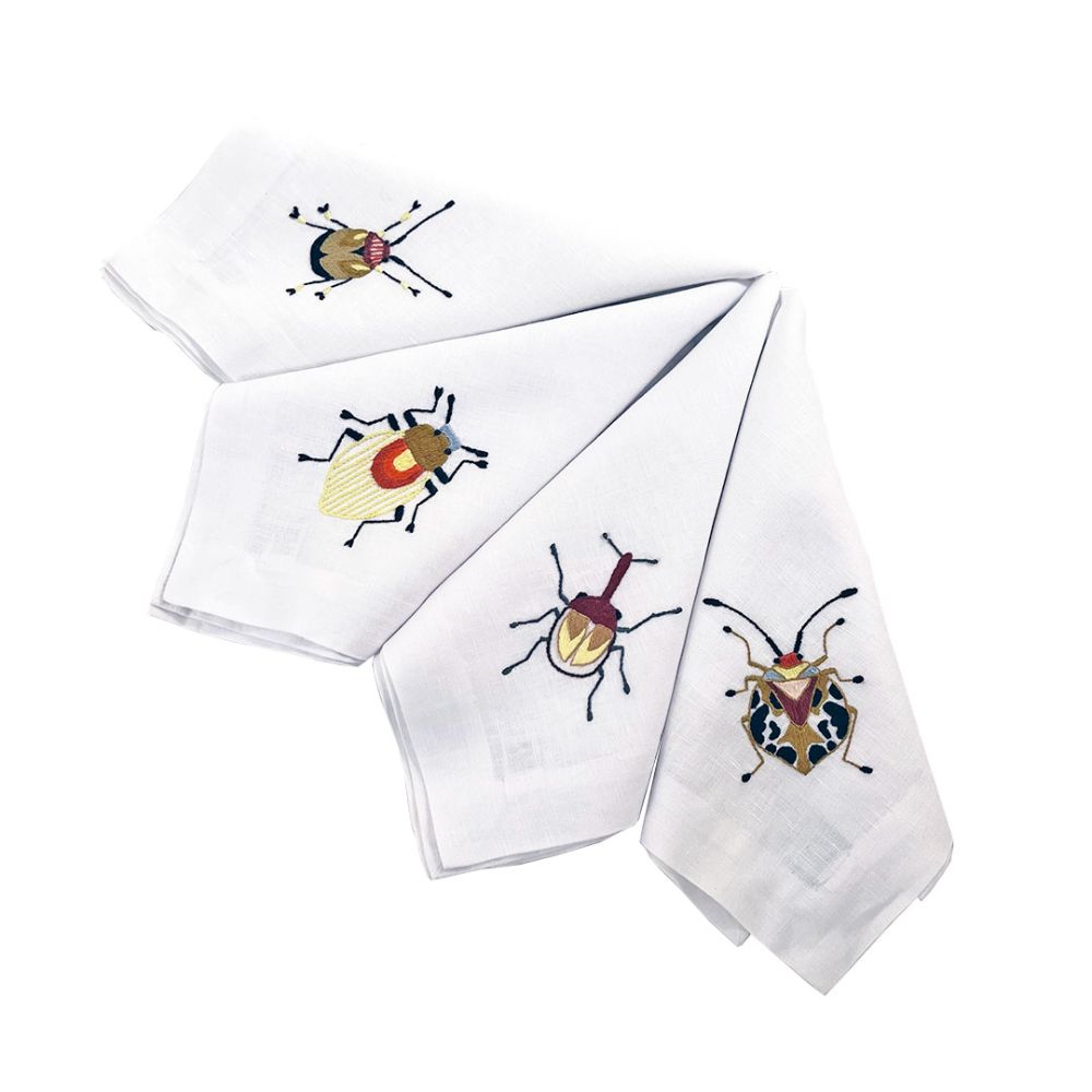 set bugs napkins